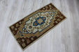 Vintage Hand-Knotted Wool Rug 48cm x 97cm