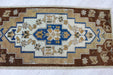 Vintage Hand-Knotted Wool Rug 48cm x 97cm