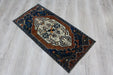 Vintage Hand-Knotted Wool Rug 53cm x 110cm