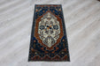 Vintage Hand-Knotted Wool Rug 53cm x 110cm