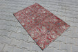 Vintage Hand-Knotted Wool Rug 80 x 123 cm Isparta Turkey