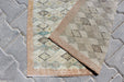 Vintage Hand-Knotted Wool Rug 82x152cm Isparta Turkey