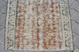 Vintage Hand-Knotted Wool Rug 89 x 193 cm Isparta Turkey