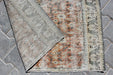 Vintage Hand-Knotted Wool Rug 89 x 193 cm Isparta Turkey