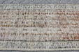 Vintage Hand-Knotted Wool Rug 89 x 193 cm Isparta Turkey