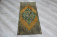 Vintage Hand-Knotted Wool Rug Daisy 49Cm X 105Cm