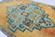 Vintage Hand-Knotted Wool Rug Daisy 49Cm X 105Cm
