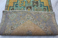 Vintage Hand-Knotted Wool Rug Daisy 49Cm X 105Cm