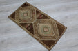 Vintage Hand-Knotted Wool Rug Zane 41cm x 81cm