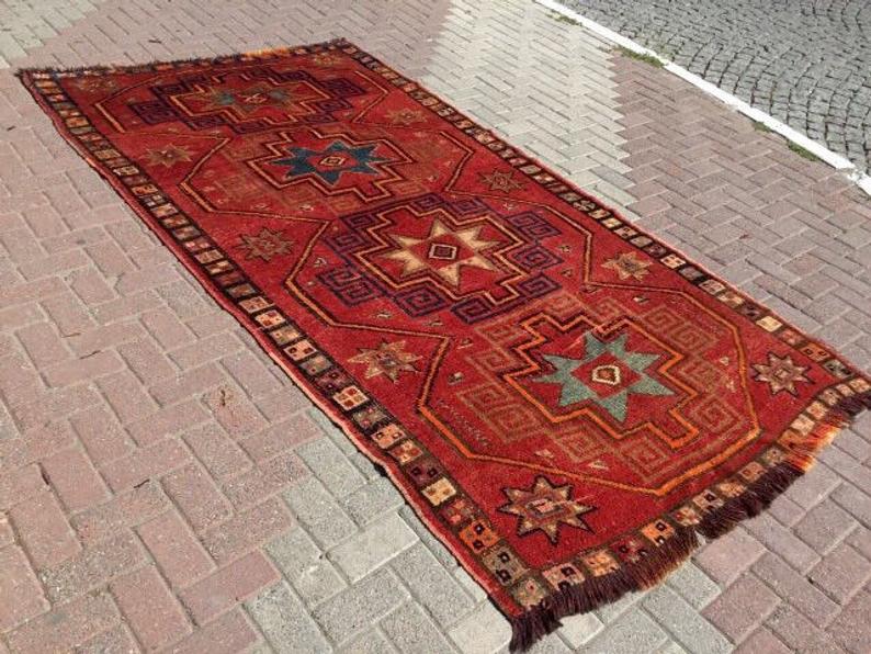 Vintage Handknotted Pastel Rug 318cm x 160cm Vintage #187