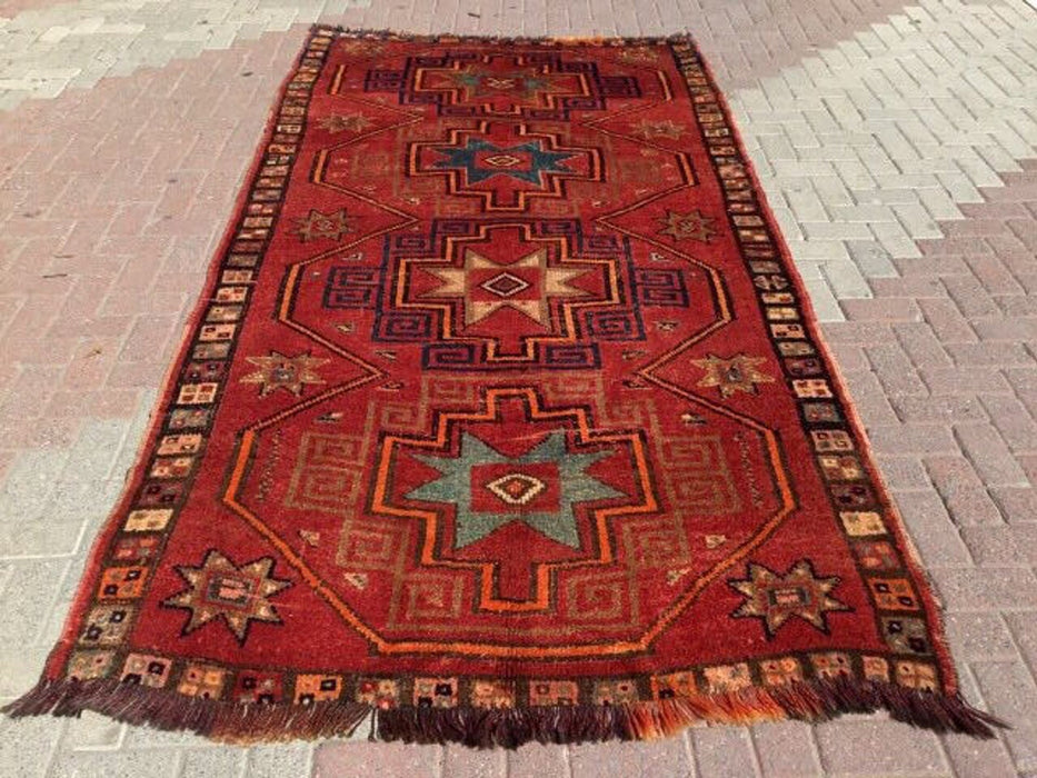 Vintage Handknotted Pastel Rug 318cm x 160cm Vintage #187