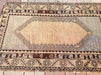 Vintage Handknotted Wool Rug 147cm x 95cm Brown Turkey