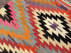 Vintage Handwoven Bohemian Rug 215cm x 162cm Unique Design