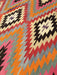 Vintage Handwoven Bohemian Rug 215cm x 162cm Unique Design
