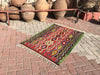 Vintage Handwoven Kilim Rug 129 cm x 87 cm Wool Cotton