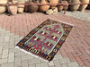 Vintage Handwoven Kilim Rug 145cm x 76cm Unique Design
