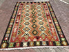 Vintage Handwoven Kilim Rug 267cm x 203cm Konya Turkey