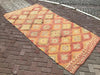 Vintage Handwoven Kilim Rug 275cm x 149cm Western Turkey