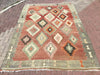 Vintage Handwoven Kilim Rug 293cm x 201cm Wool Cotton