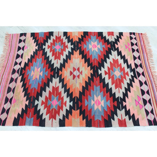 Vintage Handwoven Kilim Rug 84cm x 114cm #226