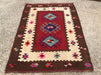 Vintage Handwoven Rug 145Cm X 104Cm Unique Turkish Design