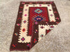 Vintage Handwoven Rug 145Cm X 104Cm Unique Turkish Design