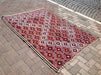 Vintage Handwoven Rug 193cm x 137cm From Central Turkey