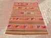 Vintage Handwoven Rug 201cm x 134cm from Central Turkey