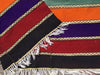 Vintage Handwoven Rug 215cm x 132cm Wool Cotton