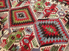 Vintage Handwoven Rug 287cm x 152cm Wool Cotton