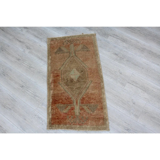 Vintage Handwoven Turkish Kilim 96.5cm x 50.8cm