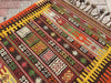 Vintage Handwoven Turkish Rug 110cm x 90cm Wool