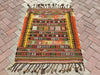 Vintage Handwoven Turkish Rug 110cm x 90cm Wool