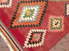 Vintage Handwoven Turkish Rug 134cm x 269cm Wool Cotton