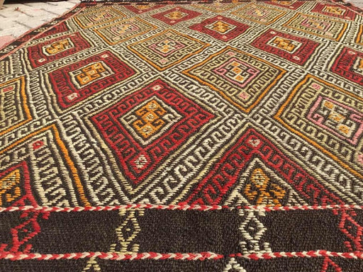 Vintage Handwoven Turkish Rug 179cm x 141cm Wool