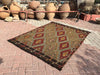 Vintage Handwoven Turkish Rug 179cm x 141cm Wool