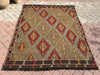 Vintage Handwoven Turkish Rug 179cm x 141cm Wool