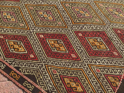 Vintage Handwoven Turkish Rug 179cm x 141cm Wool
