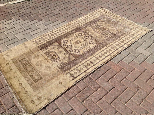 Vintage Handwoven Turkish Rug 207cm x 132cm