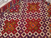 Vintage Handwoven Turkish Rug 208cm x 134cm Wool Cotton