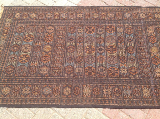 Vintage käsin kudottu turkkilainen matto 210 cm x 139 cm #760