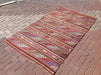 Vintage Handwoven Turkish Rug 220cm x 133cm Wool Cotton
