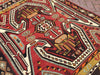 Vintage Handwoven Turkish Rug 221cm x 140cm Wool Cotton