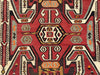 Vintage Handwoven Turkish Rug 221cm x 140cm Wool Cotton