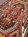 Vintage Handwoven Turkish Rug 221cm x 140cm Wool Cotton