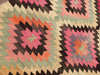 Vintage Handwoven Turkish Rug 224cm x 185cm Unique Design