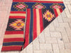 Vintage Handwoven Turkish Rug 231cm x 117cm Unique Design