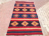 Vintage Handwoven Turkish Rug 231cm x 117cm Unique Design