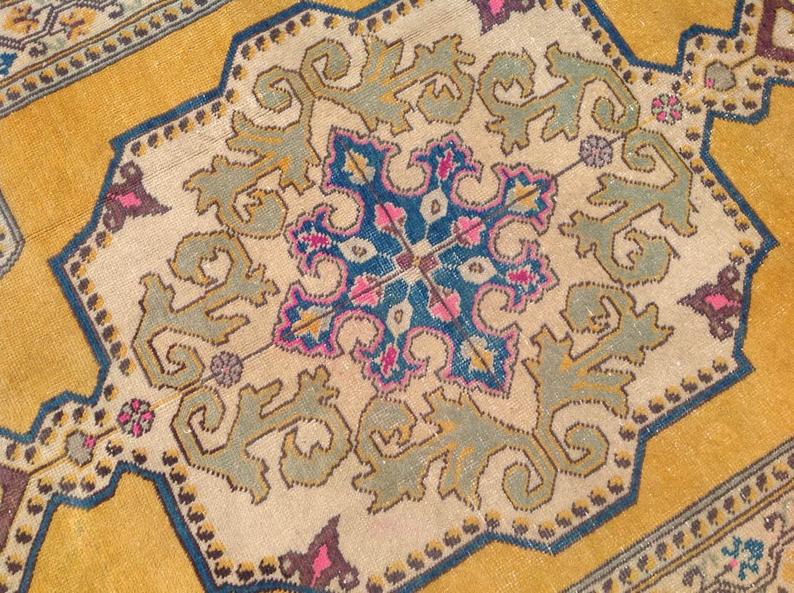 Vintage Handwoven Turkish Rug 236cm x 139cm #194