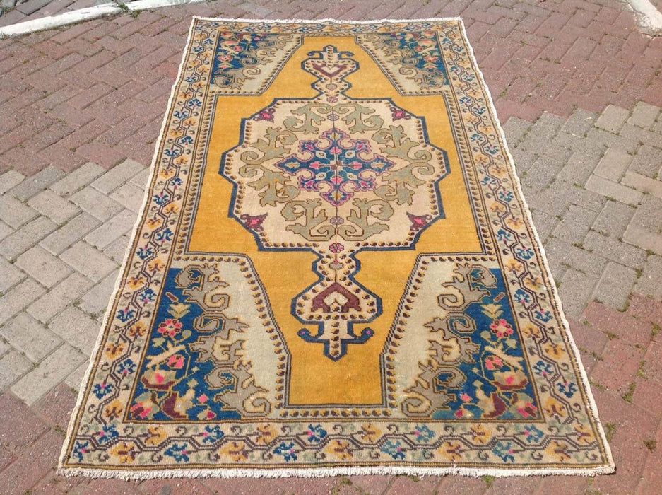 Vintage Handwoven Turkish Rug 236cm x 139cm #194